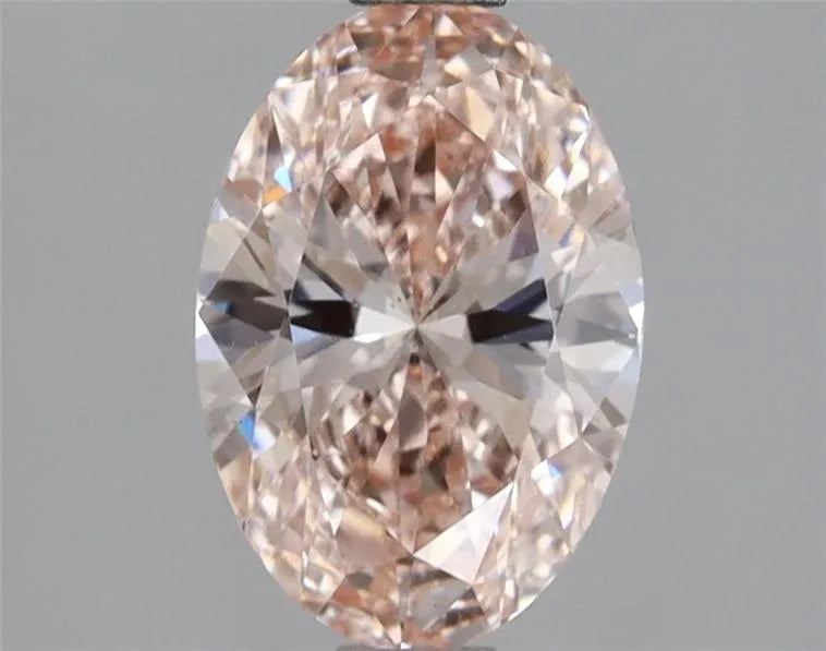 1.53ct Oval Lab Grown Diamond (Colour Fancy Intense Pink, Clarity VS1, IGI Certified)