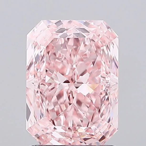 1.56ct Radiant Lab Grown Diamond (Colour Fancy Vivid Pink, Clarity IF, IGI Certified)