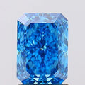 1.58ct Radiant Lab Grown Diamond (Colour Fancy Vivid Blue, Clarity VVS2, IGI Certified)