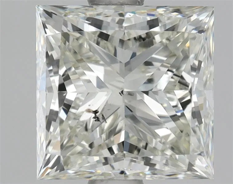 1.60ct Princess Natural Diamond (Colour K, Clarity SI2, Cut EX, GIA Certified)