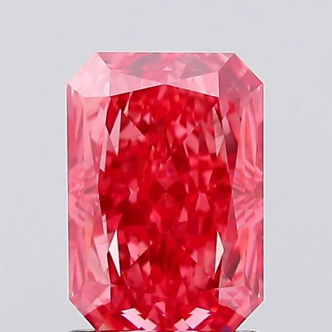 1.60ct Radiant Lab Grown Diamond (Colour Fancy Vivid Pink, Clarity VS2, IGI Certified)