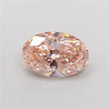 1.74ct Oval Lab Grown Diamond (Colour Fancy Light Pinkish Brown, Clarity VS2, IGI Certified)