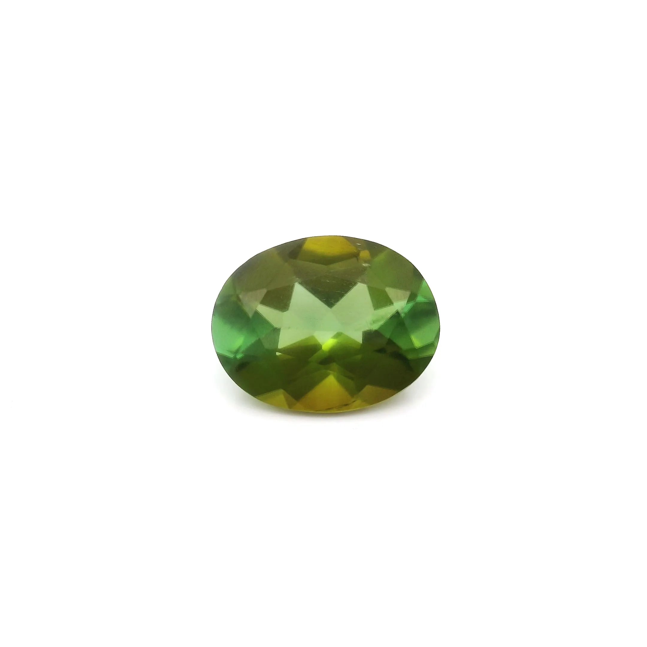 1.82ct Oval Natural Tourmaline (Colour Green, Clarity Eye Clean, Cut Faceted)