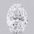 1.87ct Oval Lab Grown Diamond (Colour E, Clarity IF, Cut EX, IGI Certified)