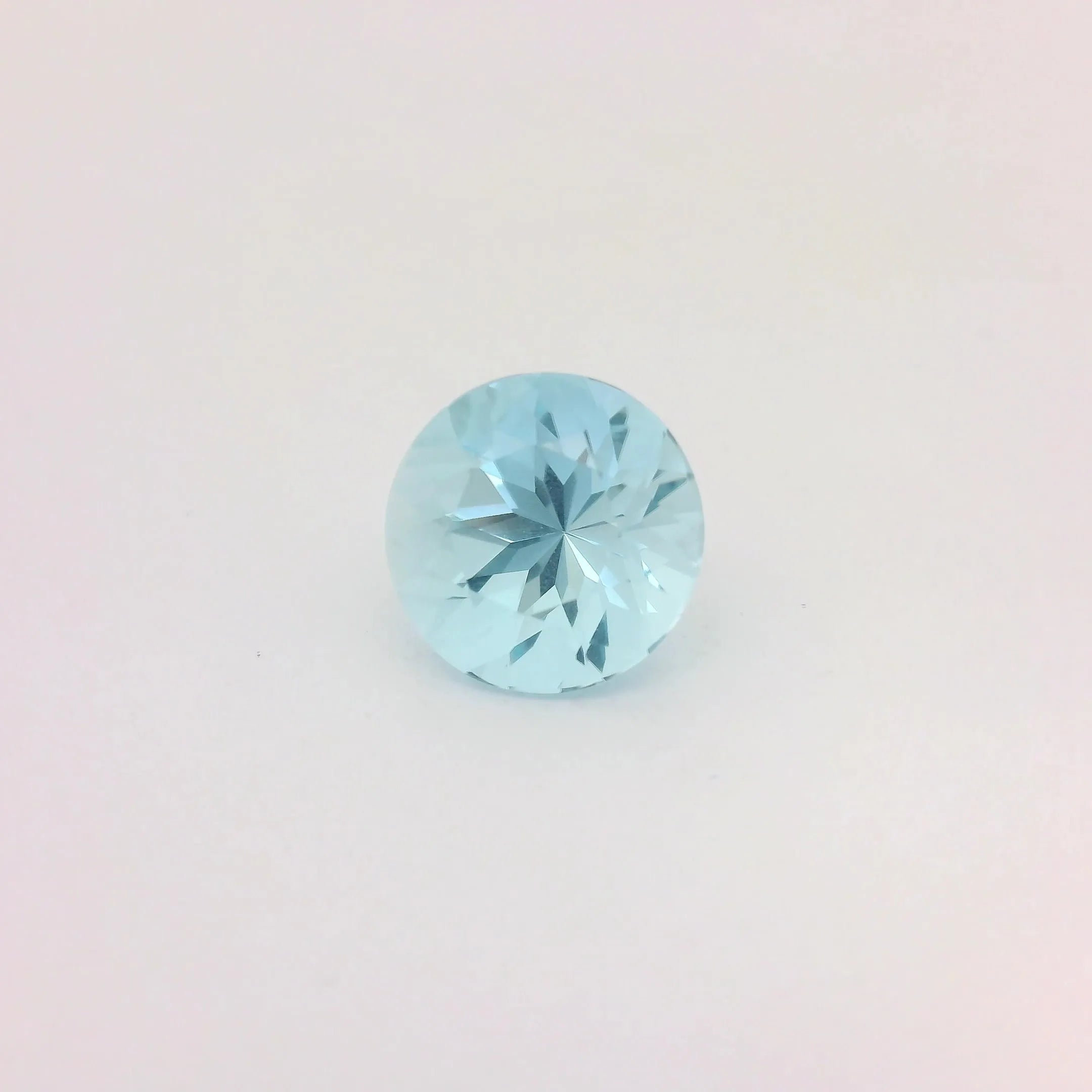 1.93ct Round Natural Aquamarine (Colour Blue, Clarity Eye Clean, Cut Faceted)