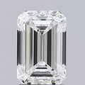 2.00ct Emerald Lab Grown Diamond (Colour E, Clarity VVS1, IGI Certified)