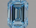 2.00ct Emerald Lab Grown Diamond (Colour Fancy Intense Blue, Clarity VS1, Cut GD, IGI Certified)