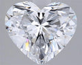 2.00ct Heart Lab Grown Diamond (Colour D, Clarity VVS2, IGI Certified)