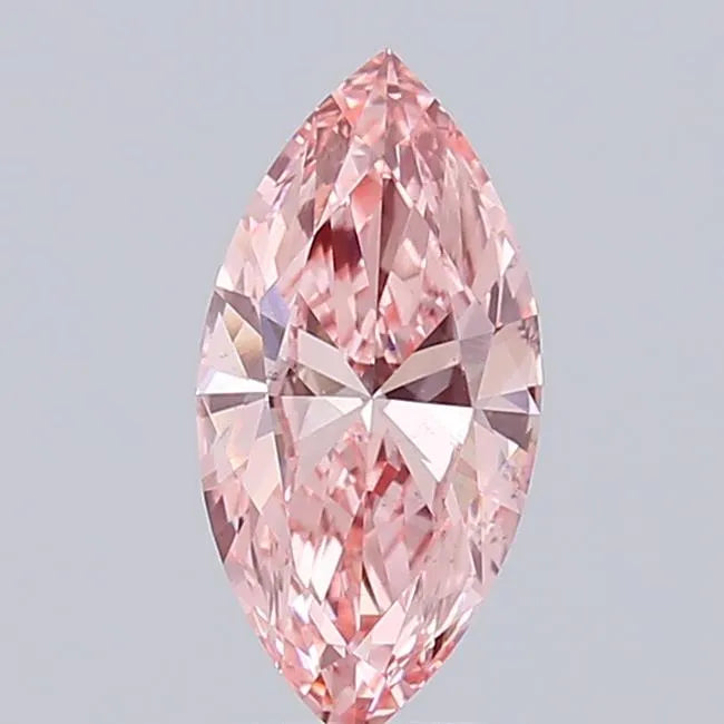 2.00ct Marquise Lab Grown Diamond (Colour Fancy Vivid Pink, Clarity VS2, IGI Certified)
