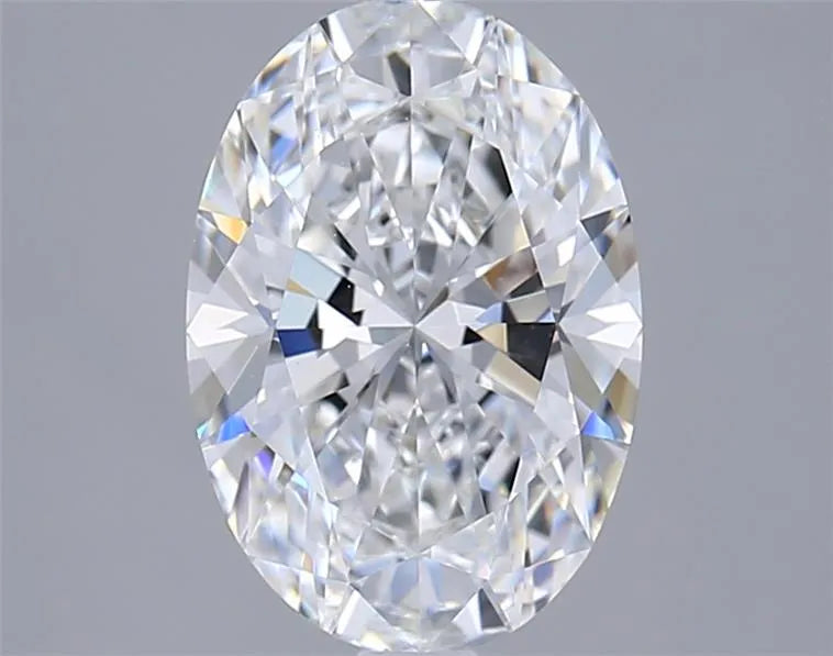 2.00ct Oval Lab Grown Diamond (Colour E, Clarity VVS1, IGI Certified)