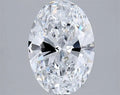 2.00ct Oval Lab Grown Diamond (Colour E, Clarity VVS2, IGI Certified)