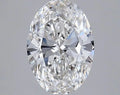 2.00ct Oval Lab Grown Diamond (Colour G, Clarity VVS1, IGI Certified)