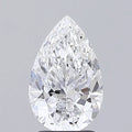 2.00ct Pear Lab Grown Diamond (Colour D, Clarity SI2, IGI Certified)