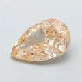2.01ct Pear Lab Grown Diamond (Colour Fancy Light Brownish Yellow, Clarity VS1, IGI Certified)
