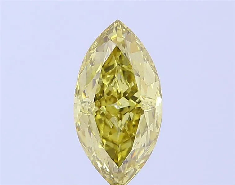 2.02ct Marquise Lab Grown Diamond (Colour Fancy Intense Yellow, Clarity SI1, IGI Certified)
