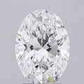 2.02ct Oval Lab Grown Diamond (Colour F, Clarity VVS2, IGI Certified)