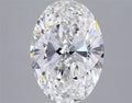 2.03ct Oval Lab Grown Diamond (Colour F, Clarity VVS2, IGI Certified)
