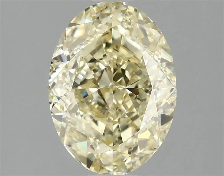 2.03ct Oval Lab Grown Diamond (Colour Fancy Intense Yellow, Clarity VVS1, IGI Certified)