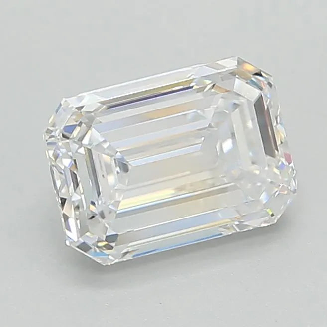 2.04ct Emerald Lab Grown Diamond (Colour D, Clarity VVS1, IGI Certified)