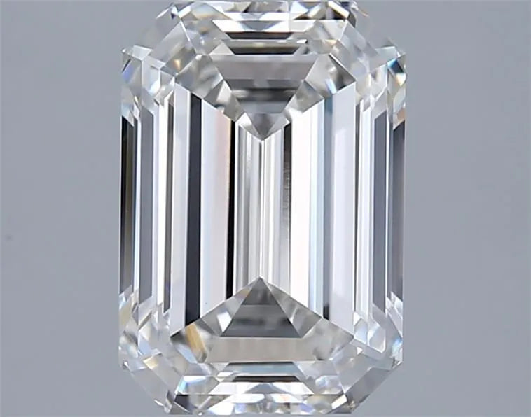 2.04ct Emerald Lab Grown Diamond (Colour G, Clarity VVS2, IGI Certified)