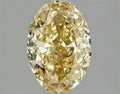 2.08ct Oval Lab Grown Diamond (Colour Fancy Intense Yellow, Clarity SI1, IGI Certified)