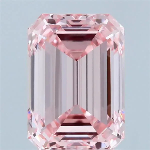 2.09ct Emerald Lab Grown Diamond (Colour Fancy Vivid Pink, Clarity VVS2, IGI Certified)