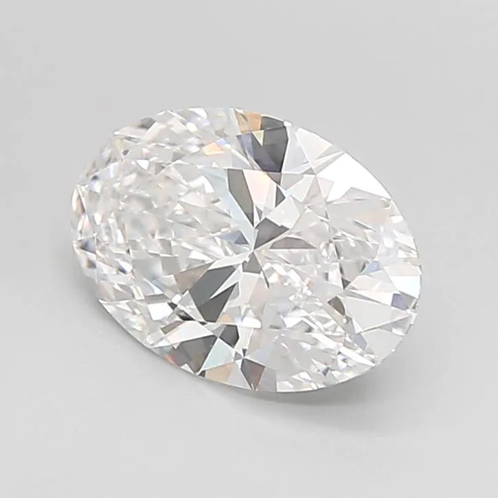 2.10ct Oval Lab Grown Diamond (Colour E, Clarity VVS2, IGI Certified)