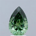 2.10ct Pear Lab Grown Diamond (Colour Fancy Vivid Green, Clarity VS1, IGI Certified)