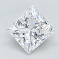 2.14ct Princess Lab Grown Diamond (Colour D, Clarity IF, GIA Certified)