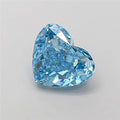 2.22ct Heart Lab Grown Diamond (Colour Fancy Vivid Blue, Clarity VS1, IGI Certified)