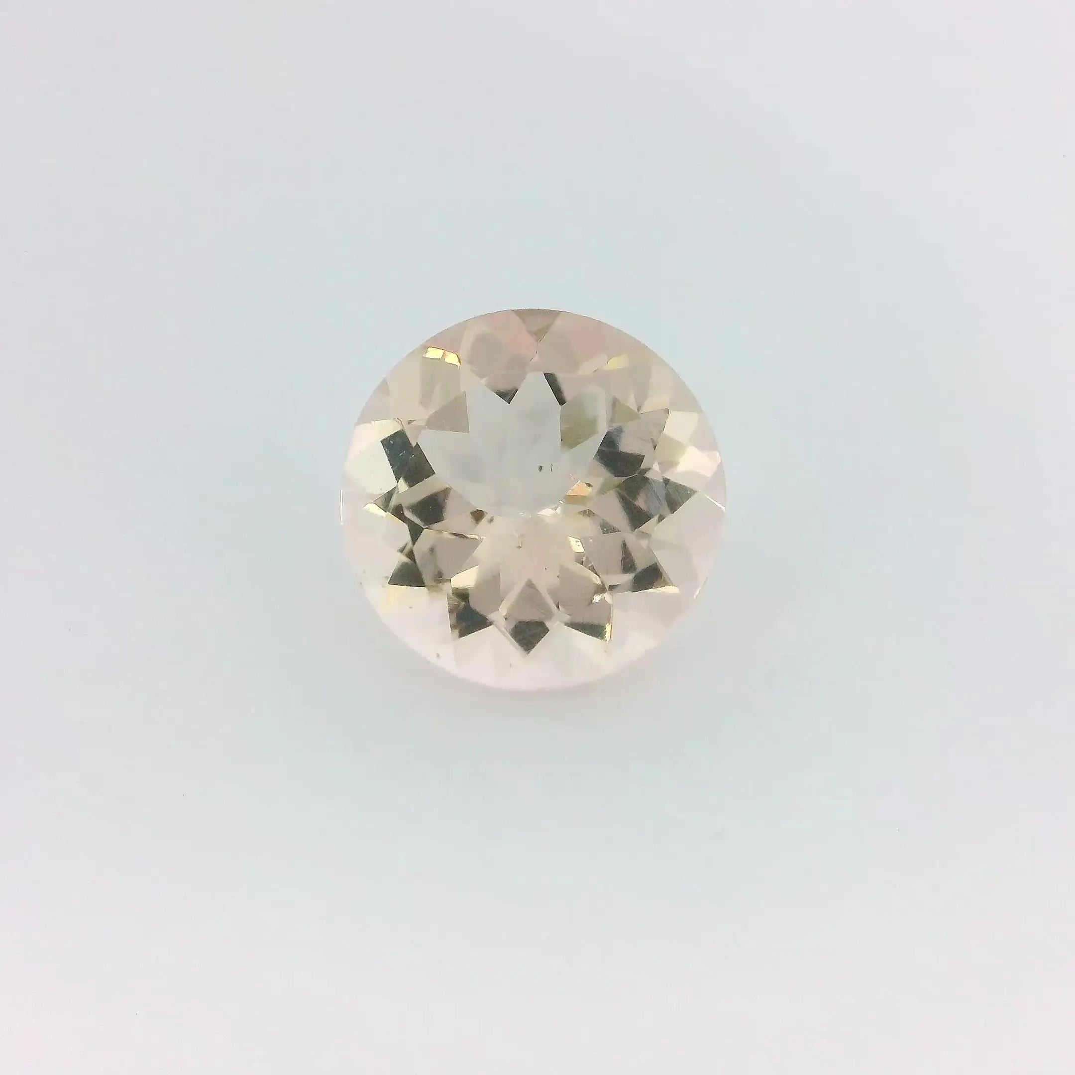 2.29ct Round Natural Morganite (Colour Pink, Clarity Eye Clean, Cut Faceted)
