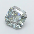 2.38ct Square radiant Lab Grown Diamond (Colour Fancy Green, Clarity VS2, IGI Certified)