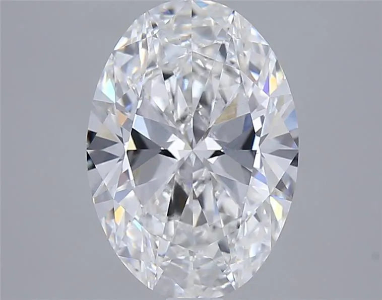 2.47ct Oval Lab Grown Diamond (Colour F, Clarity VVS2, IGI Certified)