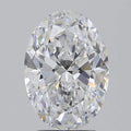2.53ct Oval Lab Grown Diamond (Colour D, Clarity IF, IGI Certified)