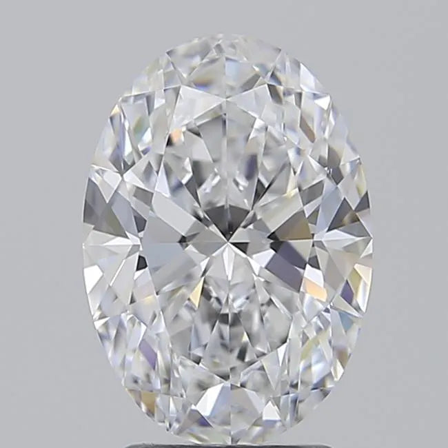 2.53ct Oval Lab Grown Diamond (Colour D, Clarity IF, IGI Certified)