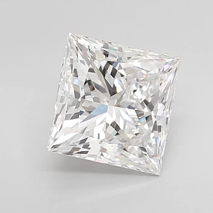 2.55ct Princess Lab Grown Diamond (Colour E, Clarity VVS2, IGI Certified)