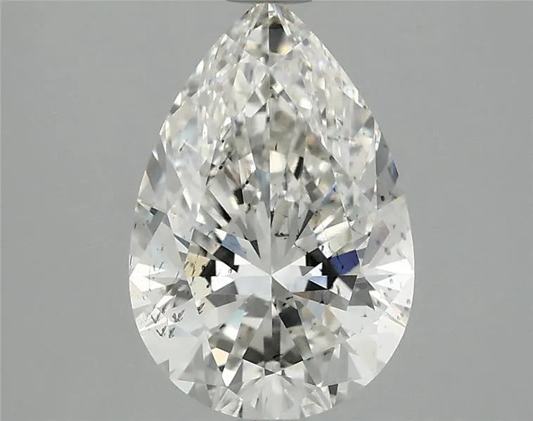 2.57ct Pear Lab Grown Diamond (Colour G, Clarity SI2, IGI Certified)