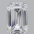 2.58ct Emerald Lab Grown Diamond (Colour D, Clarity IF, IGI Certified)
