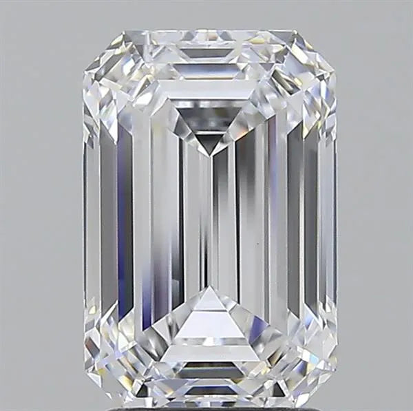 2.58ct Emerald Lab Grown Diamond (Colour D, Clarity IF, IGI Certified)