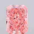 2.60ct Radiant Lab Grown Diamond (Colour Fancy Vivid Pink, Clarity VVS1, IGI Certified)