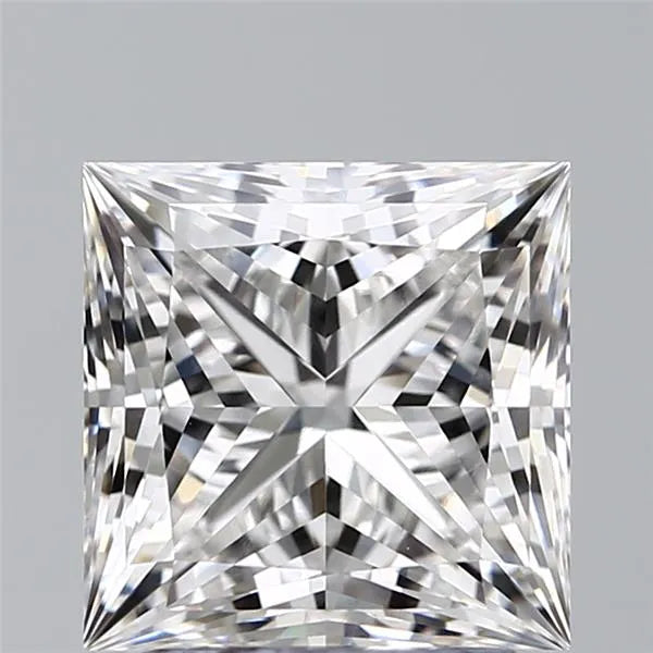 2.71ct Princess Lab Grown Diamond (Colour E, Clarity VVS2, IGI Certified)
