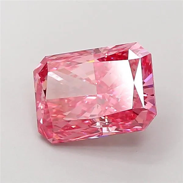 2.71ct Radiant Lab Grown Diamond (Colour Fancy Vivid Pink, Clarity VVS2, IGI Certified)