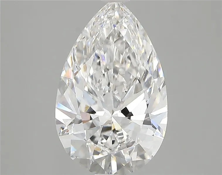 2.81ct Pear Lab Grown Diamond (Colour D, Clarity VVS2, IGI Certified)