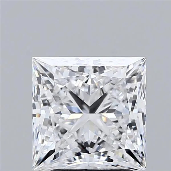 2.83ct Princess Lab Grown Diamond (Colour D, Clarity VVS2, IGI Certified)