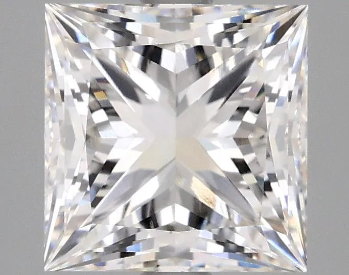 2.84ct Princess Lab Grown Diamond (Colour F, Clarity VS2, IGI Certified)