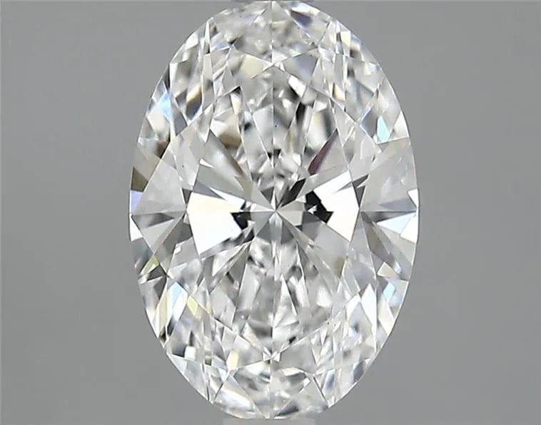 2.86ct Oval Lab Grown Diamond (Colour F, Clarity VS2, IGI Certified)