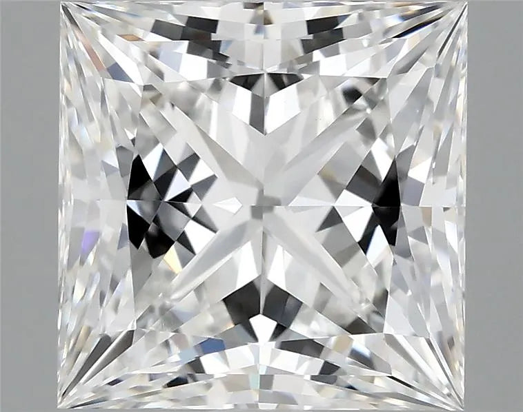 2.88ct Princess Lab Grown Diamond (Colour D, Clarity VVS2, IGI Certified)