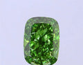 2.94ct Cushion modified Lab Grown Diamond (Colour Fancy Vivid Green, Clarity VS1, IGI Certified)