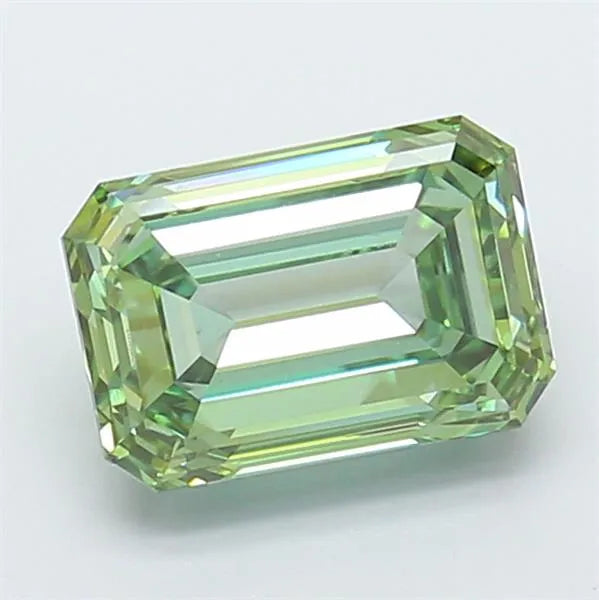 2.95ct Emerald Lab Grown Diamond (Colour Fancy Vivid Green, Clarity VS1, IGI Certified)