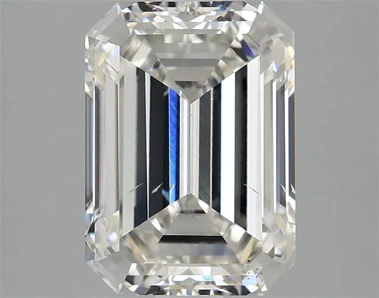 2.96ct Emerald Lab Grown Diamond (Colour G, Clarity SI1, IGI Certified)